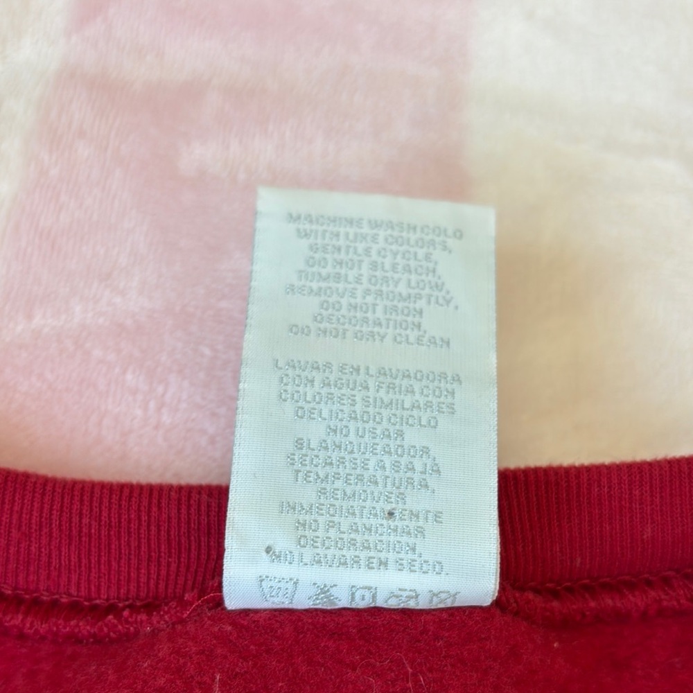 Arkansas Razorbacks Football Red Sweatshirt - Picture 4 of 8